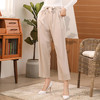 OLrain欧芮儿2019年秋卡其色休闲裤 商品缩略图0