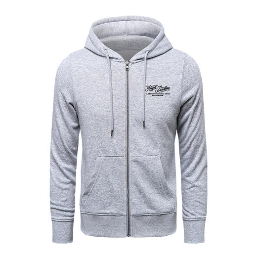 自由基地秋冬新款复古越野车图案户外休闲拉链套头毛圈卫衣酷帅款 NMT-2077 商品图4