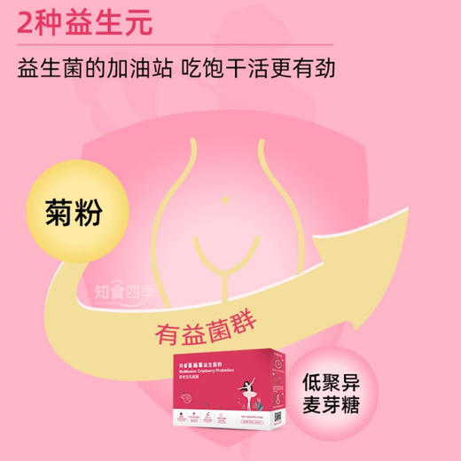 拜曼蔓越莓益生菌粉 2000亿活菌 含蔓越莓&女性特定益生菌株&β葡聚糖 商品图1
