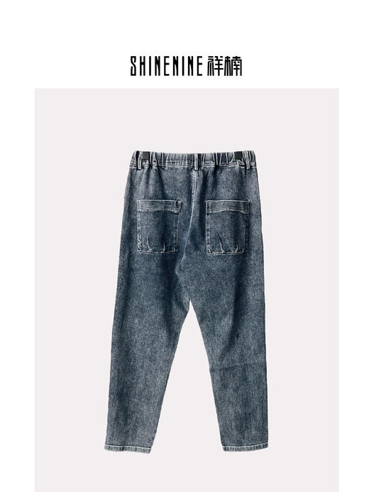 T339731600复古洗水牛仔裤 商品图1