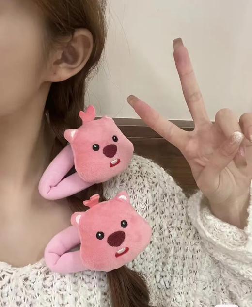 loopy海狸发饰三件套！！谁能拒绝咱们可爱憨憨loopy淀粉肠州 一应俱全的loopy发饰三件套 商品图5