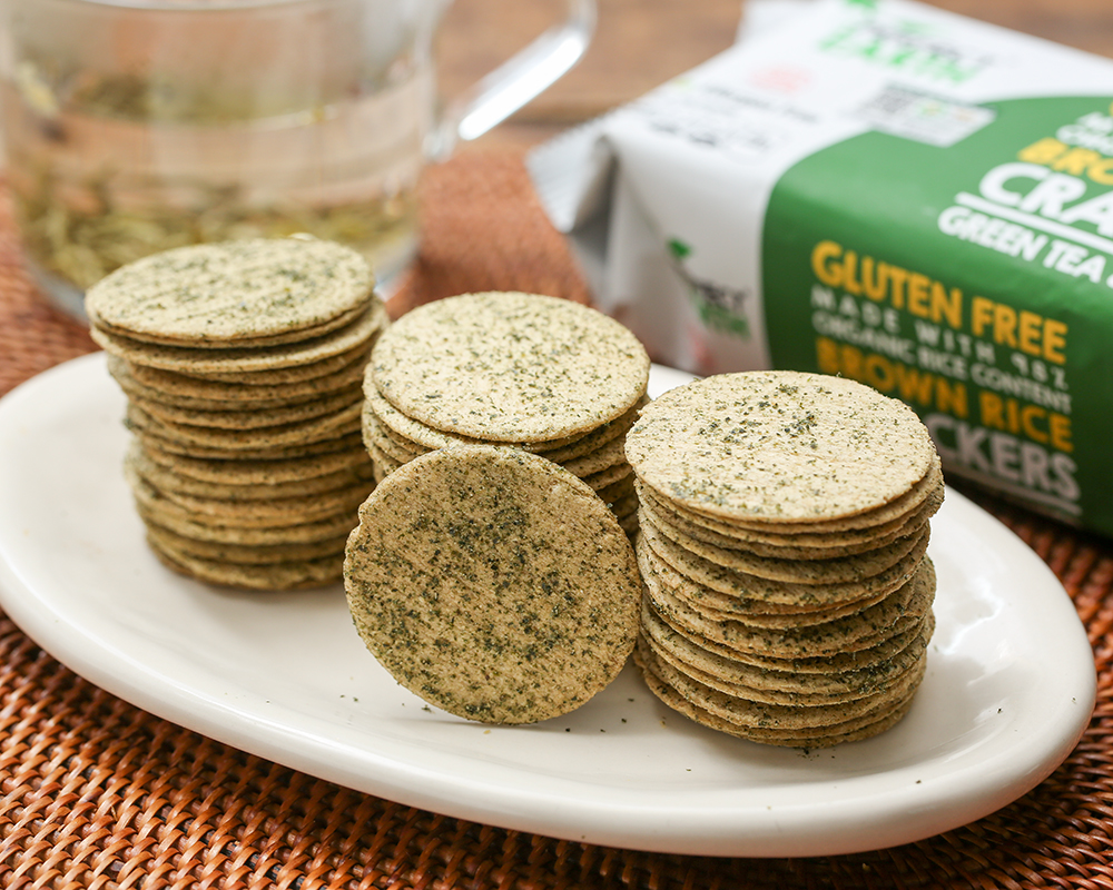 无麸质有机抹茶海苔糙米脆饼100g