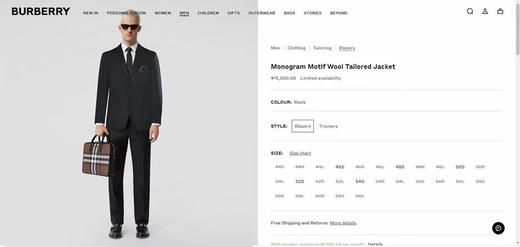 西装。这件备注号码 商品图0