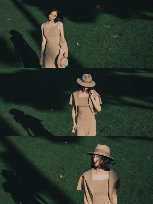 优雅修身羊毛吊带 商品图9