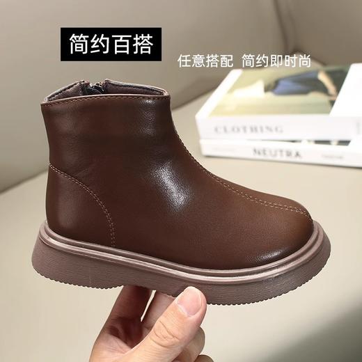 【稚气马丁靴！男童女童皆宜】儿童马丁靴春秋款宝宝，短靴皮鞋冬季童靴 迷人款式衬托可爱与帅气，搭配任何时尚造型尽显个性-QQ 商品图2