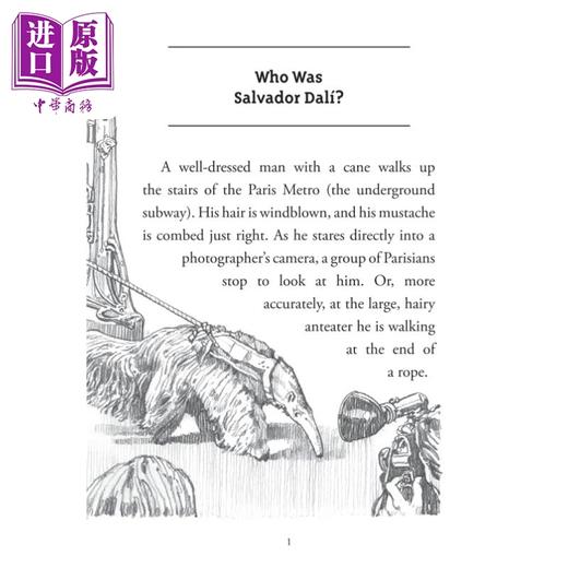 【中商原版】谁是萨尔瓦多达利Who Was Salvador Dali 英文原版 儿童人物传记读物故事书 人文百科 进口儿童读物8-12岁 商品图2