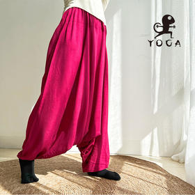 壁虎瑜伽【2310KZ261】大码休闲秋冬宽松哈伦瑜伽九分裤【5天发货】