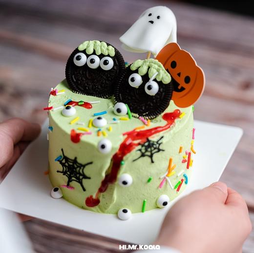万圣节·开心鬼生日蛋糕（两个口味可选） | 烤爱 商品图0
