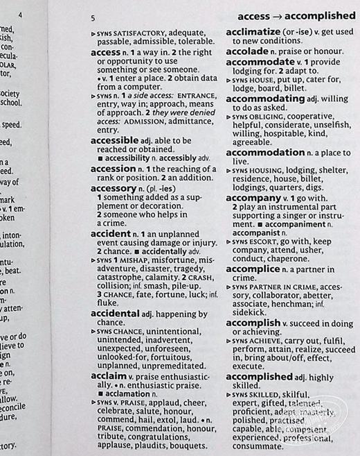 【中商原版】牛津大学出版 Oxford Mini Dictionary and Thesaurus 牛津迷你词典和同义词库 商品图6
