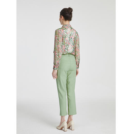 司歌修身九分裤职业显腿长D881245 商品图3