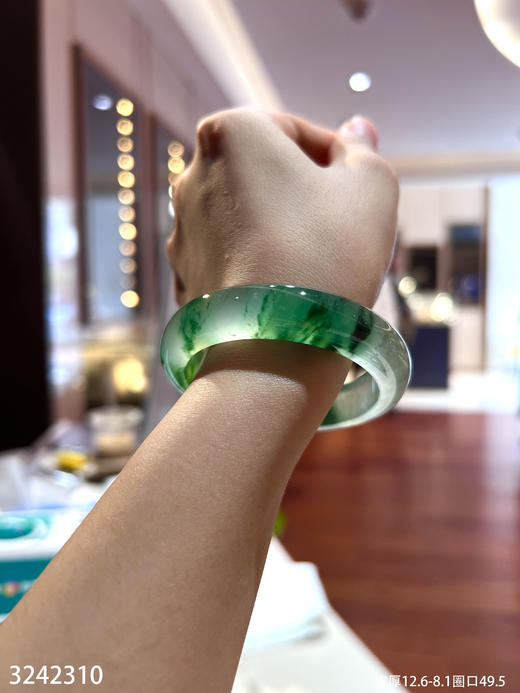 高冰木那飘花手镯【3242310】圈口49.5～具体价格微信咨询 商品图6