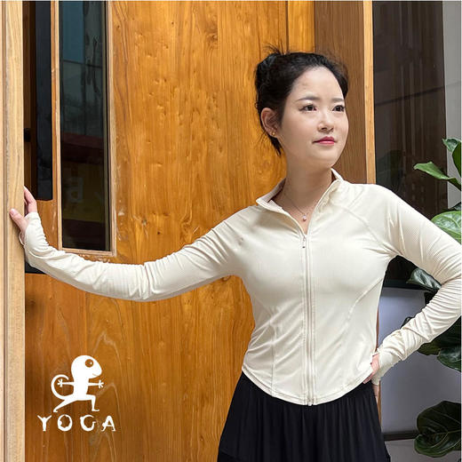 壁虎瑜伽【2310SY265】高弹修身薄外套（无胸垫）【5天发货】 商品图0