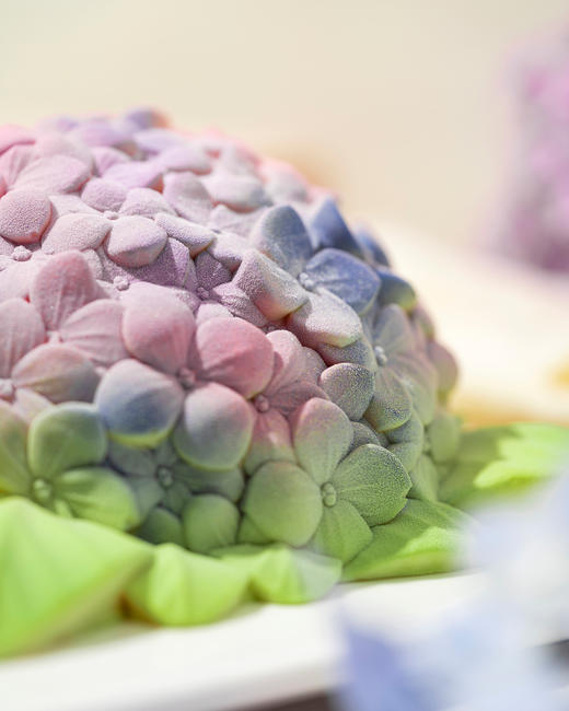 紫阳花境-香草覆盆子慕斯生日蛋糕（1.4磅） 商品图1