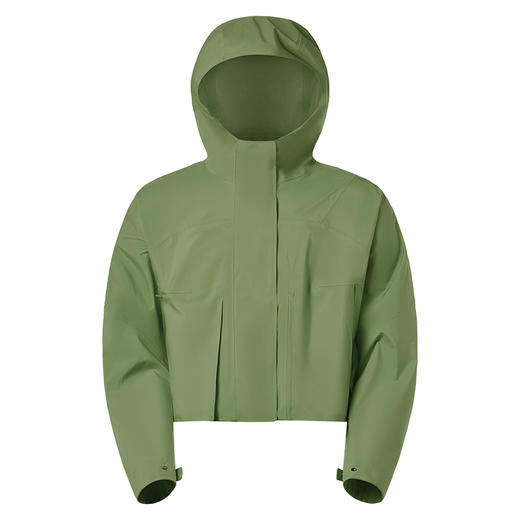 【男女同款】连帽短款防水户外休闲冲锋衣外套 商品图4