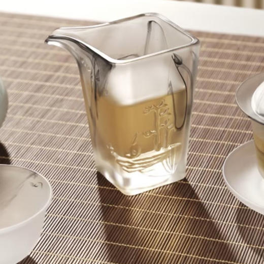 璃匠 水墨丹青琉璃茶具套装高档泡茶壶盖碗茶杯功夫家用客厅办公室送礼盒装 商品图4