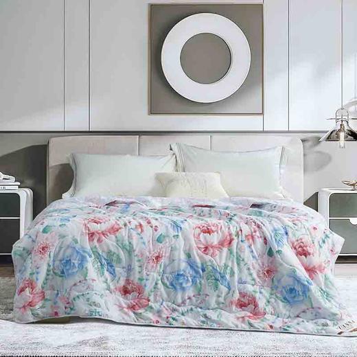 富安娜七孔抗菌印花夏被荷风细雨203x229cm 商品图1