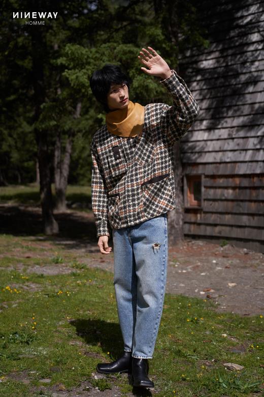 528705经典千鸟格夹克 商品图5