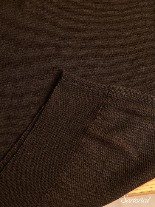 Dalmo 棕色羊绒加丝Polo 商品图5