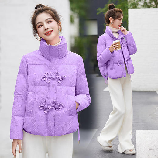 冬季新款，潮流时尚气质盘扣门禁棉衣HR-SNX2865 商品图2