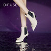 Dfuse迪芙斯冬季款时尚牛皮尖头短靴细高跟切尔西靴DF34116101 商品缩略图0