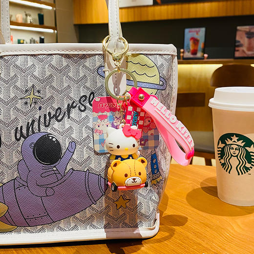 三丽鸥拽拽小车手绳书包挂饰钥匙扣 商品图3