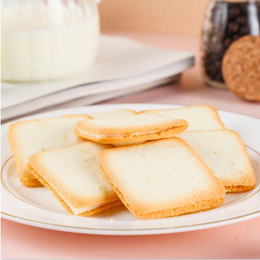 梦粹匠海盐巧克力味夹心饼干140g 商品图2