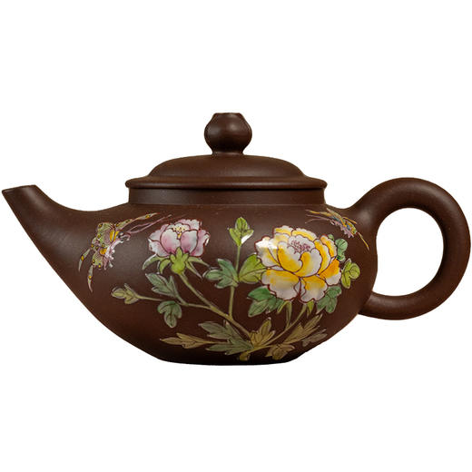 《花开富贵壶》 华雪琴  省陶瓷艺术大师、正高级工艺美术师（研究员级高级工艺美术师）、著名中青年陶艺家 商品图5