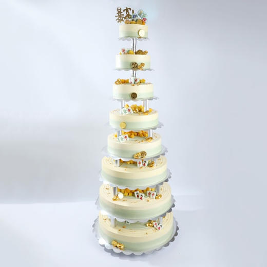 【好运加倍】杠上开花蛋糕，愿你多金多福多好运（上海幸福西饼蛋糕） 商品图11