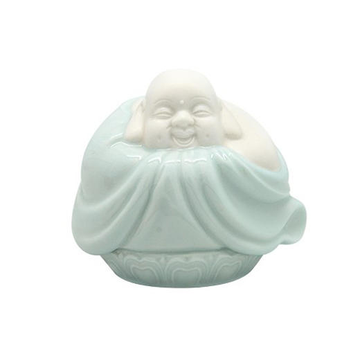 陆宝茶具 弥勒佛摆件可养陶瓷茶宠摆件茶玩 商品图0