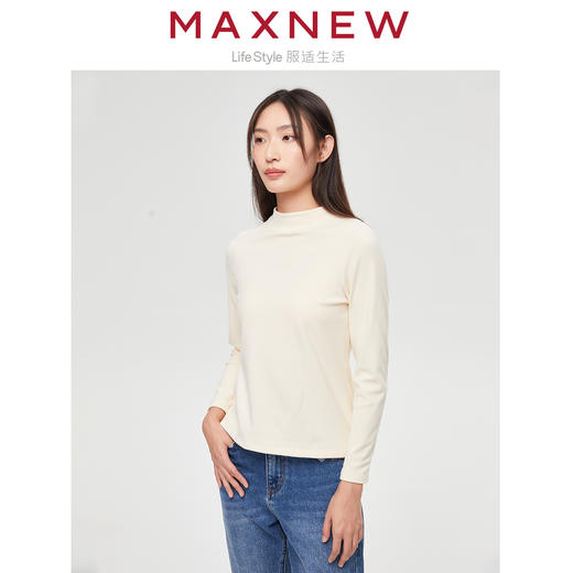 【T恤】 女装摇粒绒长袖T恤 1M4222203 商品图2