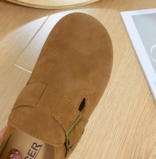 意大利凯撒KAISER文艺复古百搭勃肯包头半拖鞋（8061包头半拖） 商品图4