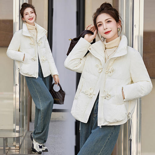 冬季新款，潮流时尚气质盘扣门禁棉衣HR-SNX2865 商品图3