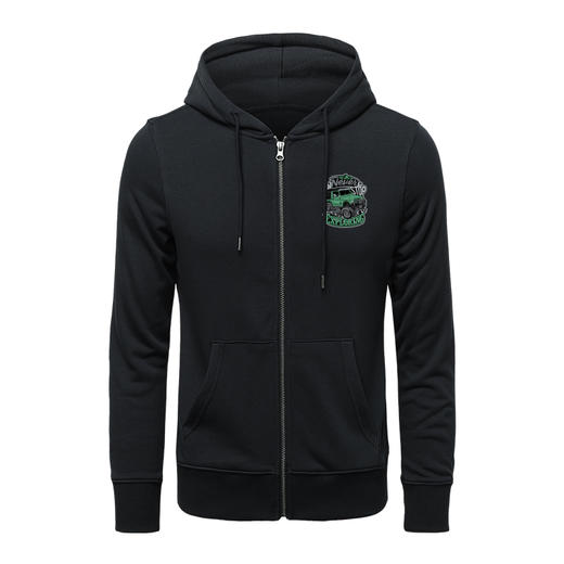 自由基地秋冬男士新款卫衣拉链带帽开衫300克毛圈丛林穿越越野车 NMT-2078 商品图1