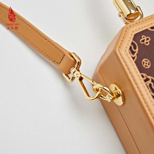 SAINTJOY/上久楷 宋锦女式拎包   上久福钱 BWS23A0301 商品图8
