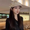 「三色可选！贝雷云朵帽」简约女休闲显脸小保暖画家帽 防风大头围八角帽秋冬配饰 商品缩略图1