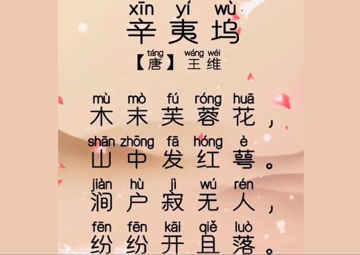 古诗 辛夷坞 商品图0