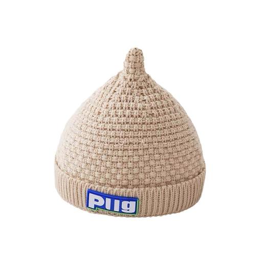 「9.9元包邮！数色可选」奶嘴帽子宝宝针织毛线帽 婴儿男女儿童秋冬季保暖宝宝套头瓜皮帽童装 商品图4