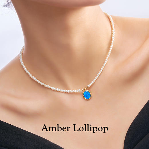 Amber Lollipop安铂洛利新品珍珠项链耳环 商品图2