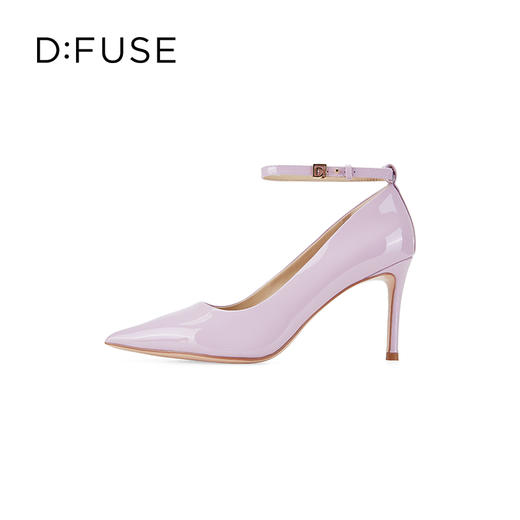 Dfuse迪芙斯2024春季新款尖头刺绣牛仔蓝简约高跟单鞋DF41111003 商品图4