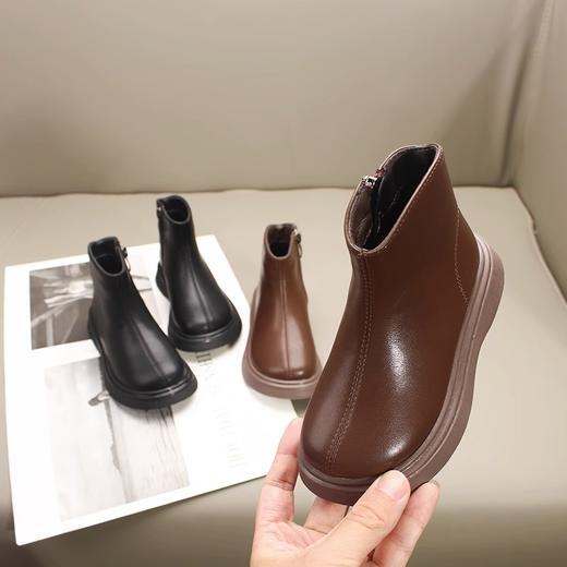 【稚气马丁靴！男童女童皆宜】儿童马丁靴春秋款宝宝，短靴皮鞋冬季童靴 迷人款式衬托可爱与帅气，搭配任何时尚造型尽显个性-QQ 商品图1