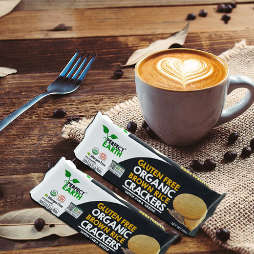 无麸质有机奇亚籽糙米脆饼100g 商品图0