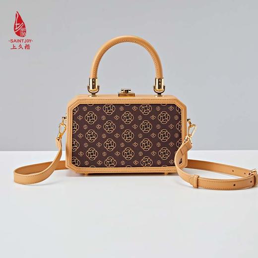 SAINTJOY/上久楷 宋锦女式拎包   上久福钱 BWS23A0301 商品图7