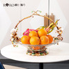 【清货特惠5折】罗比罗丹珐琅彩工艺《兰之恋》果盘创意餐桌大果篮高档家居饰品送礼 商品缩略图3