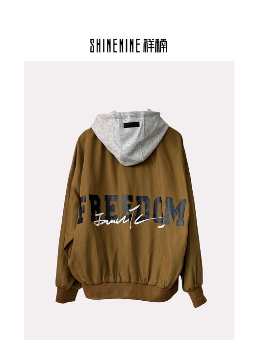 W332172818潮流字母连帽飞行夹克 商品图3