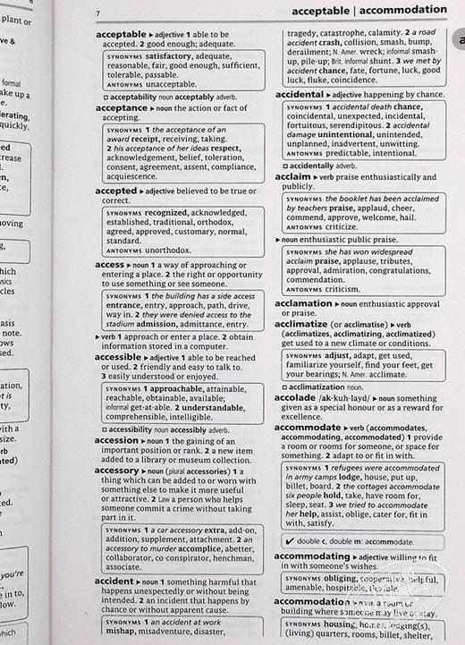 【中商原版】牛津大学出版 牛津平装词典和同义词库 Oxford Paperback Dictionary & Thesaurus 商品图8