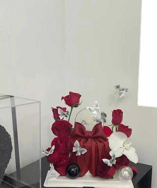 黑巢-黑巢- 富贵高冷系鲜花蛋糕生日蛋糕 商品图1