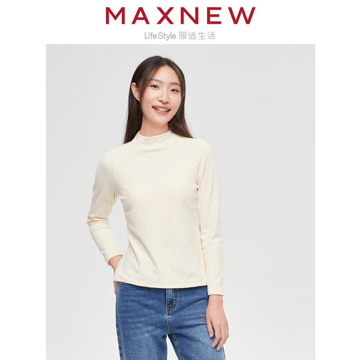 【T恤】 女装摇粒绒长袖T恤 1M4222203 商品图0