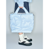 GOODBAI渐变白鸽立体图案充棉手提包 商品缩略图0