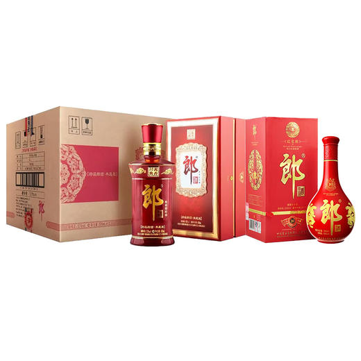 郎酒 珍品郎 典藏版 酱香型 53度 500ml*6+郎酒 红花郎十年（第四代）53度 500ml 商品图1