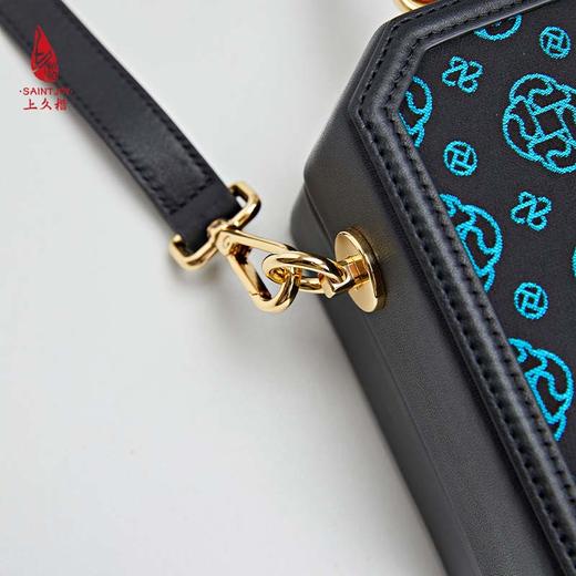SAINTJOY/上久楷 宋锦女式拎包   上久福钱 BWS23A0301 商品图14